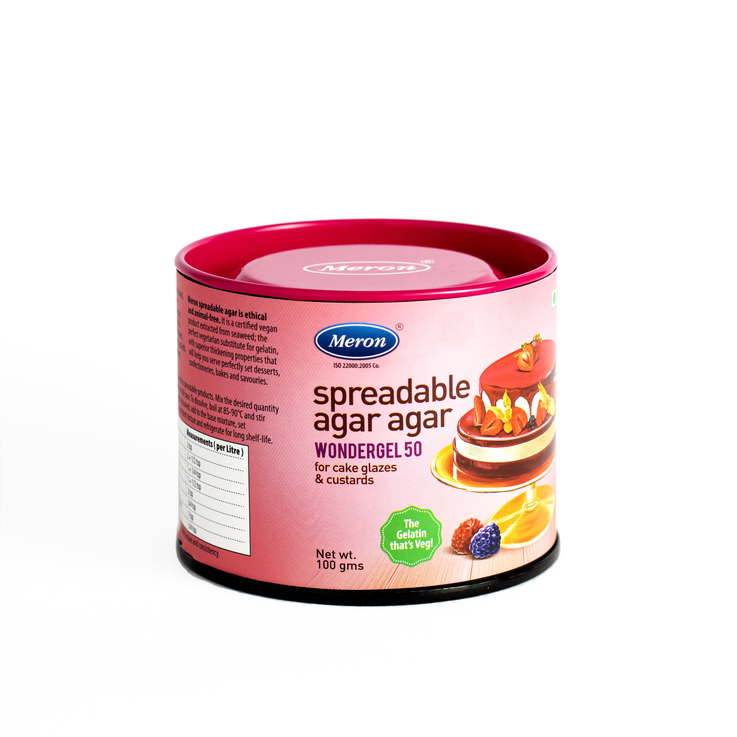 Meron Spreadable Agar Agar - Wonder Gel 50 (100 Grams) from Marine Hydrocolloids