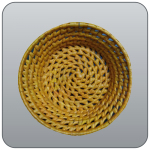 Round Bowl Tray Small from Karupatti - House of Palm