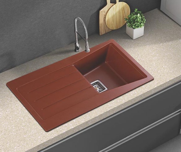 Quartz Lotus Kitchen Sink  from Eldorado Stone✅