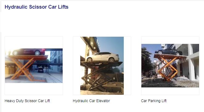 Hydraulic Scissor Car Lifts from Servo Tech (India)
