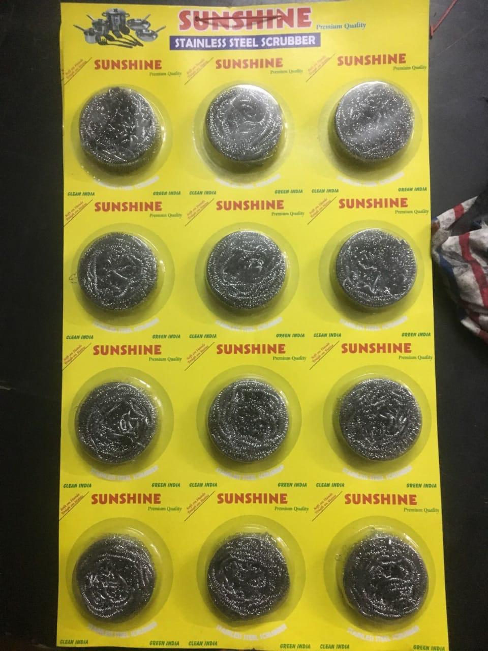 Sunshine Premium Quality Stainless Steel Scrubber from AV ENTERPRISES