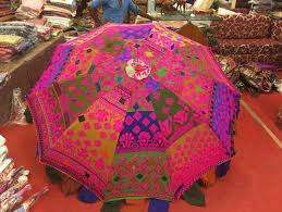 Indian Wedding Handicraft Umbrellas from Rajasthani Umbrella Manufacturers Enterprise
