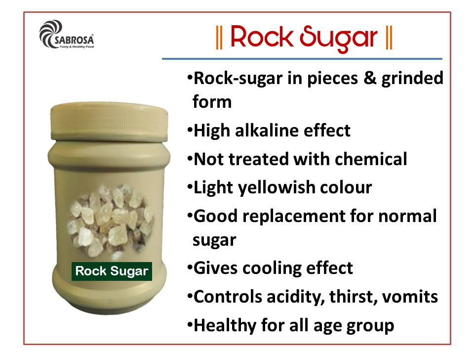 Sabrosa Rock Sugar