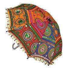 Embroidered Umbrellas
