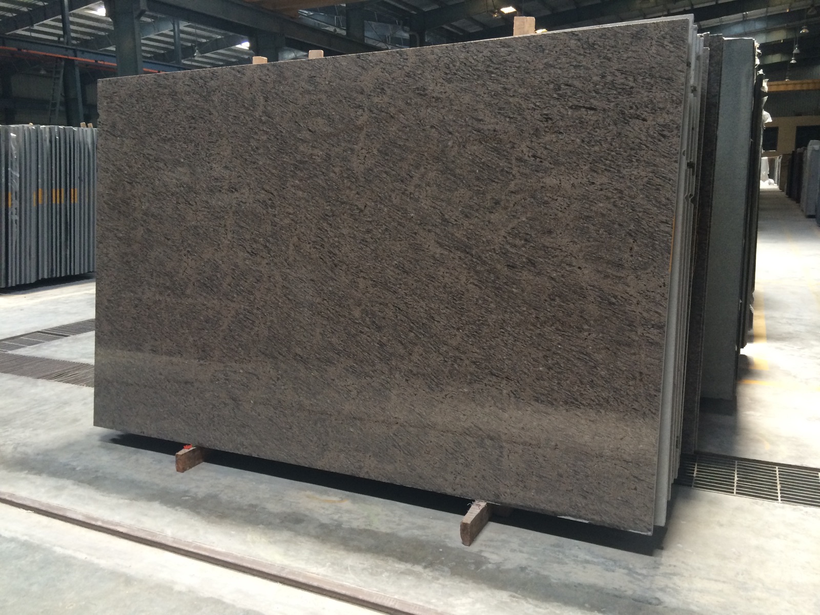 ASHOKA BROWN GRANITES SLAB from V S Granites