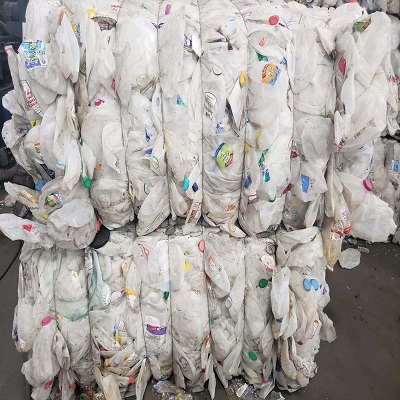 HDPE Milk bottle scrap from Klint Scrap LLC