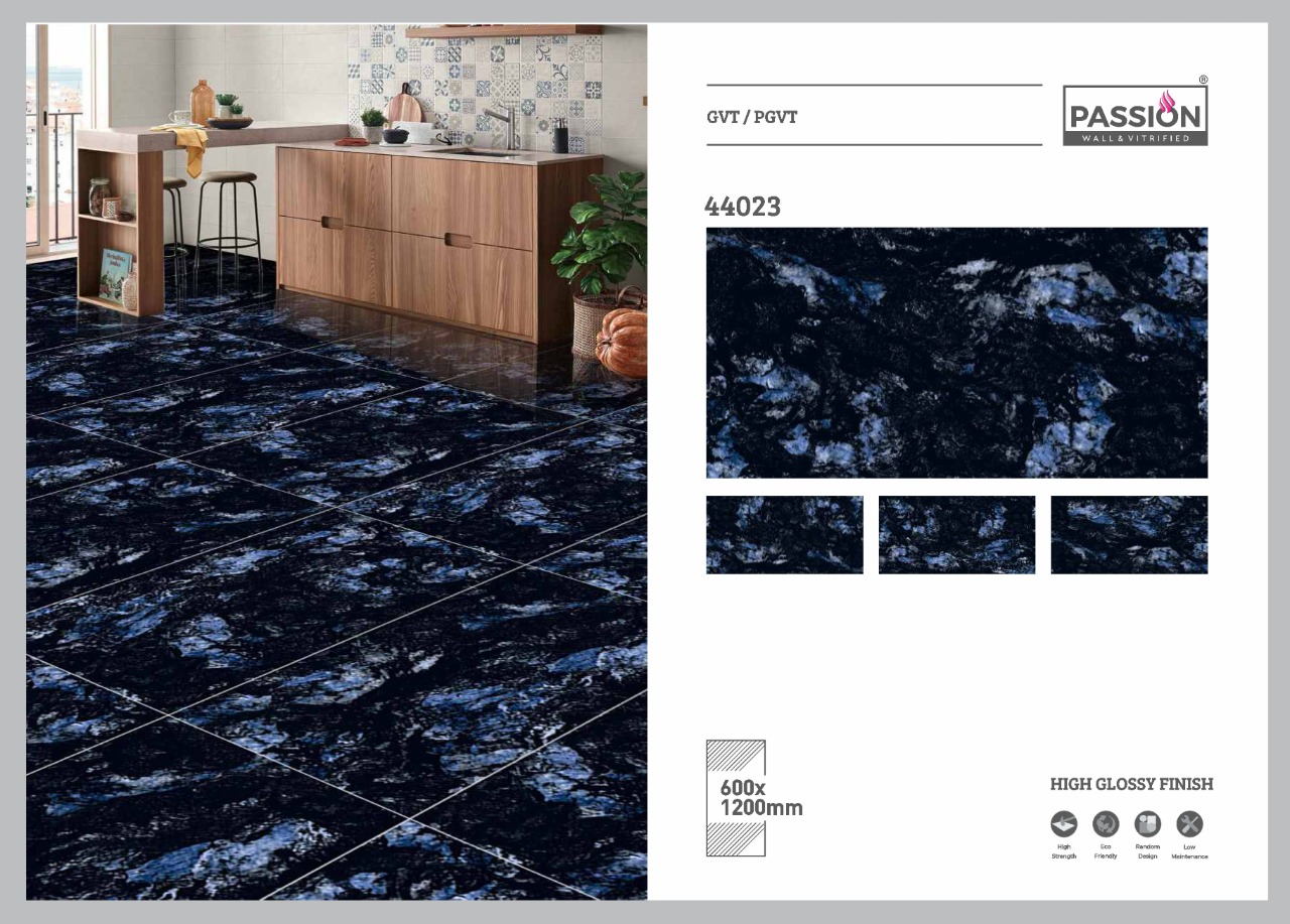 44023 High Glossy Finish Floor Tiles from Passion Vitrified