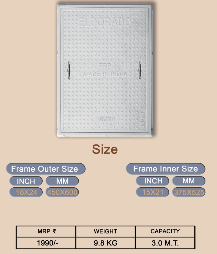 Frp Square Manhole Cover  18×24 from Eldorado Stone✅