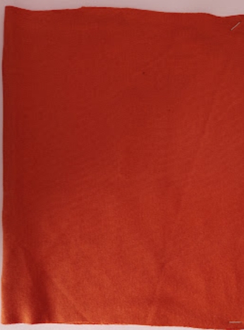 Orange Polyester Fabric