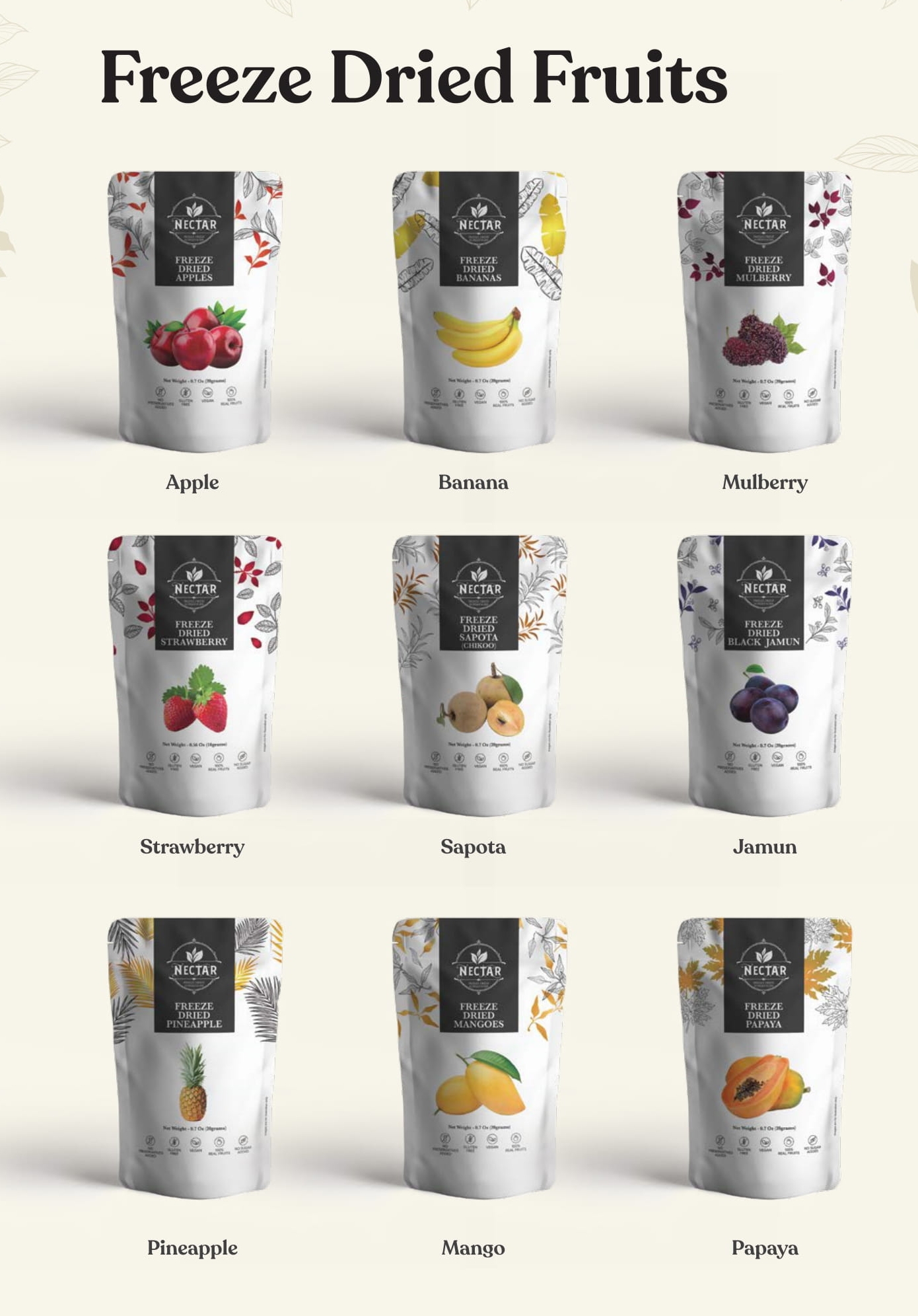 Freeze Deied Fruit from NECTAR SUPERFOODS