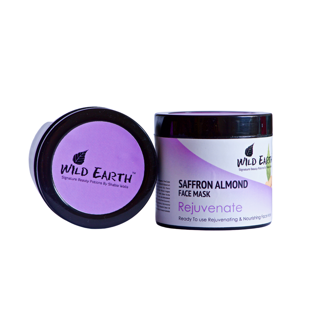 Wild Earth Rejuvenating Almond Saffron Face Mask (50gm)