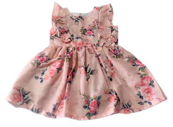Girls  Ruffle Sleeves Frocks
