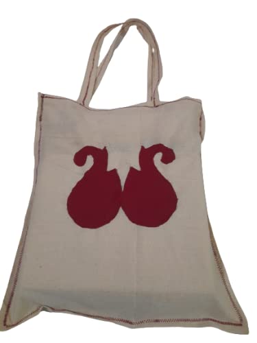 Ipsha Handicraft plain cotton bag