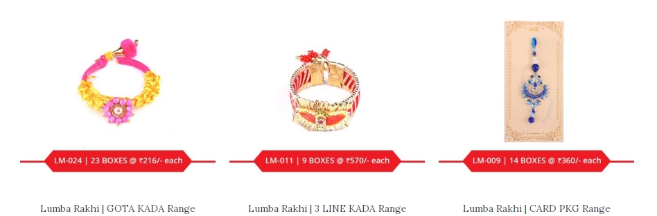 Lumba Rakhis from Shree Rakhi